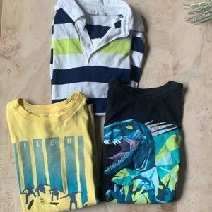 Boys Gap Shirts polo Jurassic World Skateboard L10